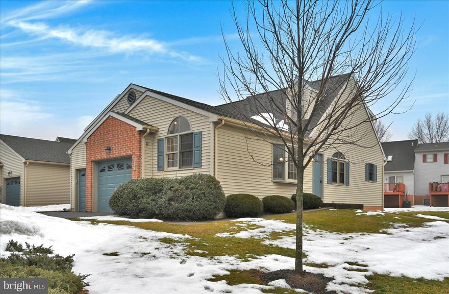 Beautiful end unit townhome in Oak Hills, located in the Cornwall Lebanon School District. Why rent when you can own? The newly updated kitchen features upgraded countertops, flooring, cabinetry, and lighting. The open kitchen and dining area boasts vaulted ceilings and a bow window, providing ample natural light. The spacious living room is perfect for relaxation. The main level includes a bedroom with access to the rear deck, a full bath, and a conveniently located laundry area. The upper level offers two additional bedrooms and another full bath. The unfinished lower level provides plenty of storage space and potential for additional living space. The recently upgraded HVAC system ensures comfort throughout the home. The property also includes a one-car attached garage with easy access to the kitchen. Lawn care, trash, and parking snow removal are covered by the minimal monthly HOA fee. Contact me today to schedule a private showing.