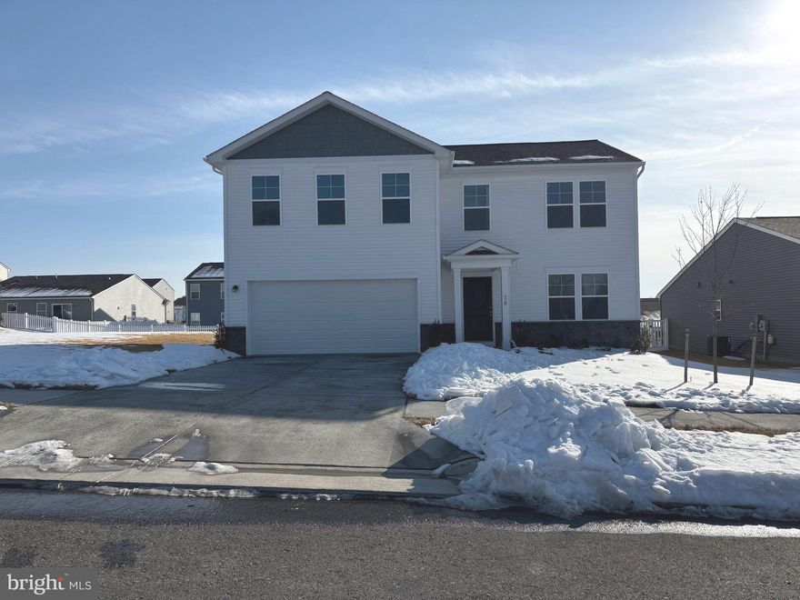 Great location!, close access to Rt.9/ 340. Border limit of Loudoun County and WV. 
Beautiful single-family home featuring two spacious levels of comfortable living. The main level showcases luxury plank flooring throughout, a welcoming office area, a guest powder room, a flawless open-concept layout, including a gourmet kitchen with white cabinetry, quartz countertops,  SS appliances, and a walk-in pantry. The upper level offers four generous bedrooms, including a primary suite, two full bathrooms, and a convenient laundry room. Enjoy a spacious front and back yard  ( no fences), an attached two-car garage with spacious driveway.  Close walking distance to shopping centers.