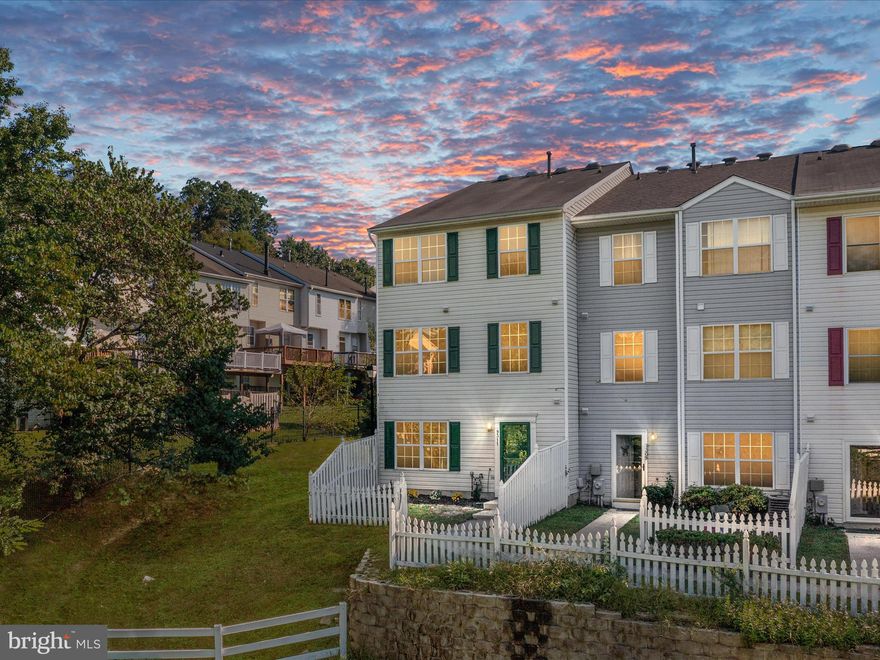 BACK ON THE MARKET! Welcome to this beautifully updated 3-bedroom, 2.5-bathroom end unit in the desirable Owings Choice Condominiums. Privately situated at the rear of the community, this home offers tranquil views and a peaceful setting.

Inside, you'll find a spacious living room with a ceiling fan and updated laminate flooring throughout. The kitchen features tile flooring, granite countertops, a passthrough bartop, tile backsplash, pantry, and brand-new stainless steel appliances, along with a cozy in-kitchen dining area. A convenient half bath completes the main level.

Upstairs, the second level includes two comfortable bedrooms, a renovated full bathroom with tile flooring and a tub/shower combo with tile walls, and a dedicated laundry room. The top floor is a private primary suite with vaulted ceilings, a walk-in closet, ceiling fan, and a luxurious en-suite bathroom featuring a tile shower, soaking tub, and double-sink vanity.

This end unit includes two assigned parking spaces and is located just minutes from I-795, I-695, and the Owings Mills Metro Station, offering easy access to shopping, dining, and commuting options. The roof was replaced in September 2025 and comes with a 5-year leak/missing shingle warranty and a 30-year material warranty.

With modern updates and a serene location, this move-in-ready home is a rare find in Owings Mills—schedule your showing today before it's gone!