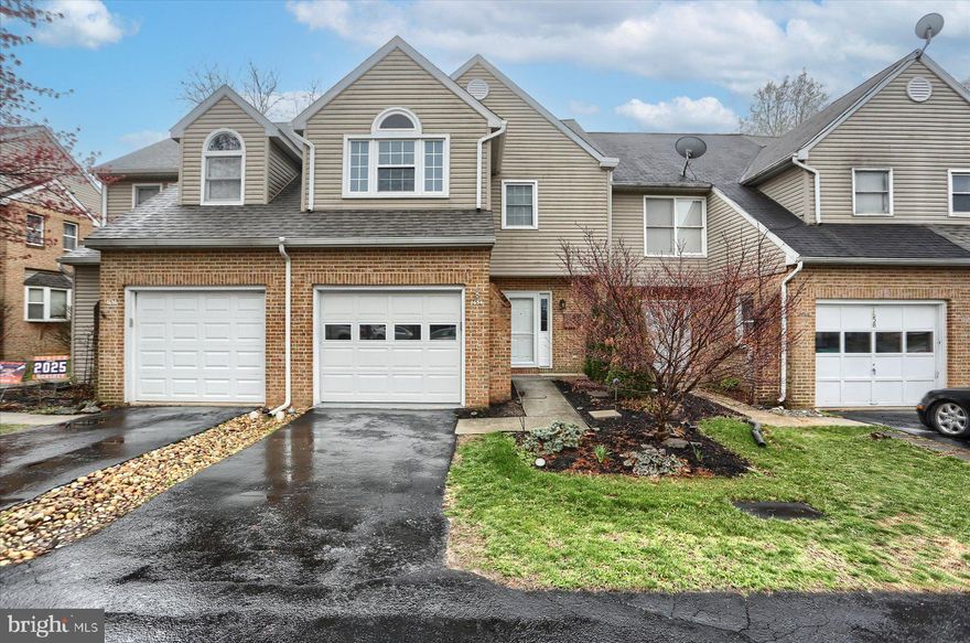 Well appointed, well maintained townhouse in the Hershey/Hummelstown area.  Located in the Orchard Run Development.  Home has lots of cosmetic upgrades along with a newer roof, front door, and HVAC system.  Offering large bedrooms with full baths in this double master bedroom layout. Offering vaulted ceilings, whirlpool tub with shower, and large closets.  Upstairs laundry makes for convenience.   Finished basement offers additional entertaining area and access out to the backyard. Home is located conveniently to shopping, recreation, major roadways, and much more.