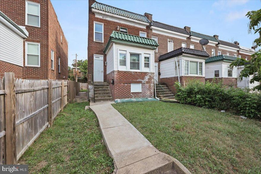 Welcome to this charming 3-bedroom apartment in the heart of Baltimore! This beautifully maintained apartment boasts a spacious open floor plan, perfect for modern living and entertaining. The bright and airy living room features large windows that fill the space with natural light, and the updated kitchen comes equipped with stainless steel appliances and ample cabinet space. Each of the three generously sized bedrooms offers plenty of comfort. The apartment also includes a cozy backyard, ideal for outdoor gatherings or relaxation. Located in a friendly neighborhood with convenient access to shopping, dining, and public transportation, this apartment is perfect for families or anyone looking to enjoy all Baltimore offers. Don't miss out on this fantastic opportunity! Call Showing Contact/Property Manager Danielle Lowe-Better to schedule a showing.


*Please note that this is an apartment NOT a full townhouse