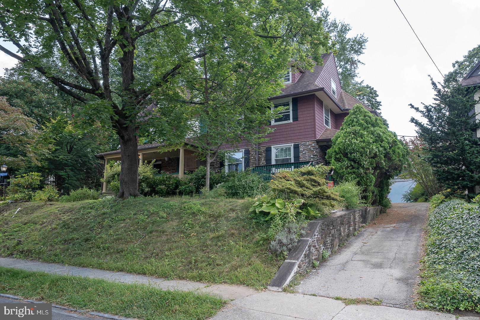 Updated large twin with 5 bedrooms, 2.5 baths for rent. From the front porch, enter the first floor bright Living Room with beautiful hardwood floors to a formal and large dining room to a nice renovated kitchen with stainless steel appliances with dishwasher, refrigerator, gas stove. Next to the kitchen is the laundry room with washer and dryer and a separate powder room. Door from the kitchen opens up to a back patio , yard and walk to the large garage. Second floor has 3 nice sized bedrooms, hallway linen closet, full bathroom. Third floor has 2 bedrooms and a full hallway bathroom. This house was completely renovated a few years ago. Freshly painted and a new roof will be installed in a couple of weeks. Finished basement. Mostly beautiful Hardwood floors. Carpet in basement. Large garage. Central air. Great location. Conveniently located near transportation, restaurants, top schools, library, the new Cynwyd trail and more.