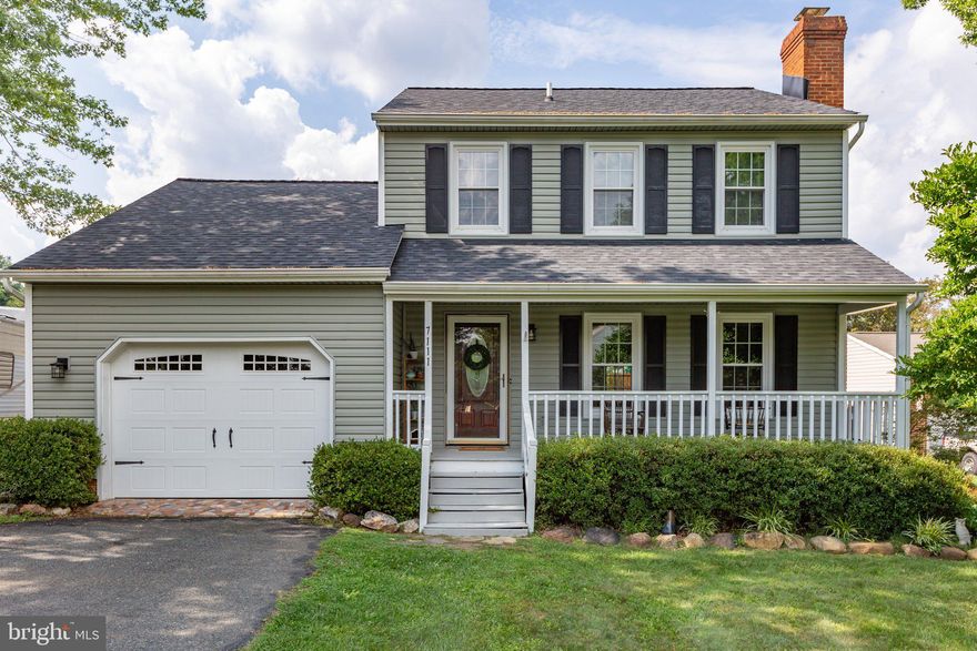 PRISTINE 2 level colonial on a flat lot with NO HOA!  Home boasts UPGRADES GALORE to include gourmet kitchen with SS appliances, custom backsplash, 2 skylights, new faucet.  Stepdown FR with brick woodburning fp leading to deck (privacy boards just tacked up and can be easily removed if desired).  Newer paint and flooring.  Large BR's.  DR with chair rail.  Country front porch.  Ceramic tile and LVP flooring.  1 car garage with new door.  Plenty of parking for RV and/or boat including asphalt driveway.  Shed.  New roof, gutters, siding, windows, skylights and HVAC is approx 4 years and hot water heater approx 2 years of age.  Rear fenced and property extends to second picket fence.  Conveniently located near I95, commuter lots, shopping and schools.