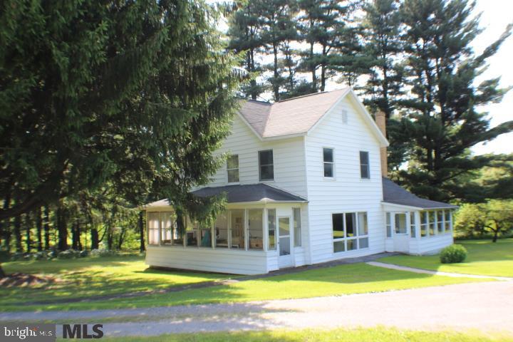 Perfect for a first time home buyer. This 3 bedroom, 1 bath two story on a private 2 acre beautiful lot. This home features a 1 car detached garage, a 3 season sun room, dine in kitchen, first floor laundry and a spacious living room and dining room, The second floor has a great roomy master bedroom and the 3rd bedroom is small and would make a great nursery or office. The property features apple and pear trees just loaded with fruit. Make sure you set up your showing before its too late.