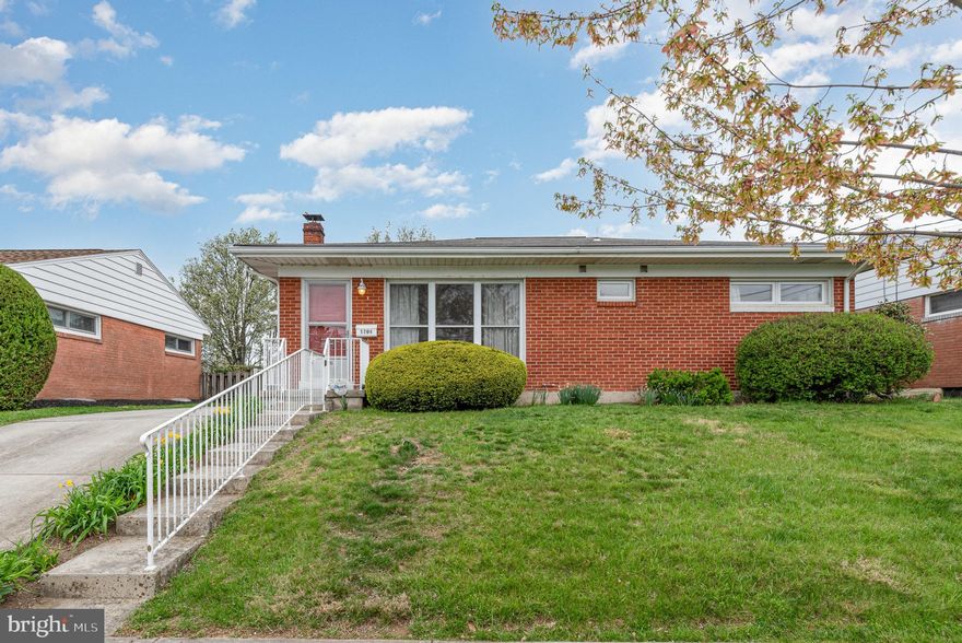 Adorable brick ranch home in Camp Hill School District conveniently located within walking distance of schools, parks, shopping and dining! This 2 bedroom home features hardwood floors in the living room, dining room and both bedrooms. The dining room has sliders that open to the rear deck overlooking a private, fenced rear yard. The eat-in kitchen has a side entrance with a covered porch roof. The partially finished lower level has three finished rooms that add approximately 500 square feet of additional living area and a large utility room providing additional storage. The driveway provides off street parking for 2 vehicles.
