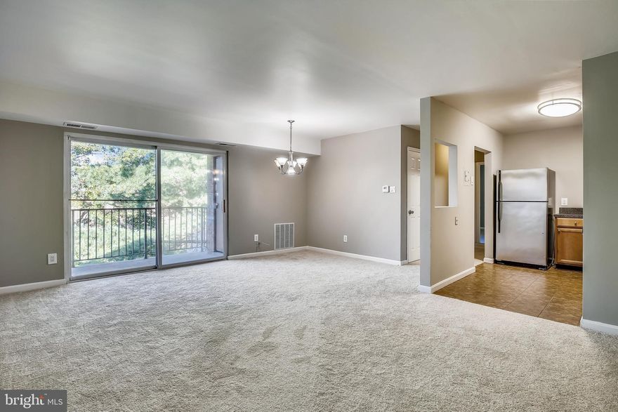 Spacious, bigger model, open 2 bedroom unit with private balcony and just renovated.  Brand new HVAC, new flooring, painting, newer appliances including a new gas range and abundant natural light. There is also a transferrable home warranty policy in place for additional peace of mind. This unit is located just across the pool. Located in a pet-friendly condo.  All utilities are included in the low condo fee. Parking is no problem with its 2 assigned parking spaces. All located minutes to Ft. Belvoir, Old Town Alexandria, The Pentagon and DC.  Enjoy of the many restaurant offerings around, Costco, and all the recent developments on route 1.  Absolutely move-in ready.  Don't miss the virtual tour and property website!