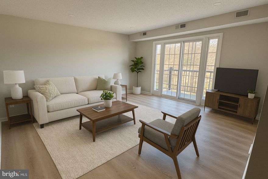 Recently renovated! Step into this beautifully top-floor 2-bedroom, 2-bath condo and instantly feel the warmth of a bright, open home. Sunlight pours in through the balcony doors, highlighting the gorgeous laminate plank floors and the airy, high ceilings that make the space feel expansive and uplifting.

The kitchen is equipped with new appliances and a modern look—perfect for cooking at home or sharing meals with friends. The primary suite is a true retreat, featuring its own ensuite bathroom and a spacious walk-in closet. The second bedroom is just as inviting, with its own generous closet and plenty of flexibility. Bathrooms are renovated with modern finishes.

With its generous layout, abundant light, and thoughtful upgrades throughout, this condo delivers comfort and style in every corner. All of this is just minutes from major commuter routes.

Please keep in mind this home is not FHA approved. Cash or Conventional financing only. Come see why this top-floor gem stands out—schedule your tour today!