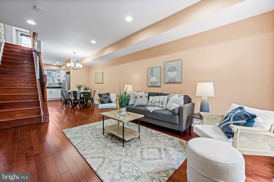 Fully renovated Greektown home with Parking!
This stylishly renovated home in the heart of Greektown offers an open floor plan and modern touches throughout. Featuring 2 spacious bedrooms and 2 full bathrooms upstairs, plus a fully finished basement with an additional full bath, there's plenty of room to spread out. The well-designed kitchen flows seamlessly into the living and dining areas—ideal for both everyday living and entertaining. Enjoy the convenience of off-street parking with a private rear driveway. Just minutes from major commuting routes and all the dining, shopping, and entertainment options that make 21224 one of Baltimore's most vibrant zip codes.