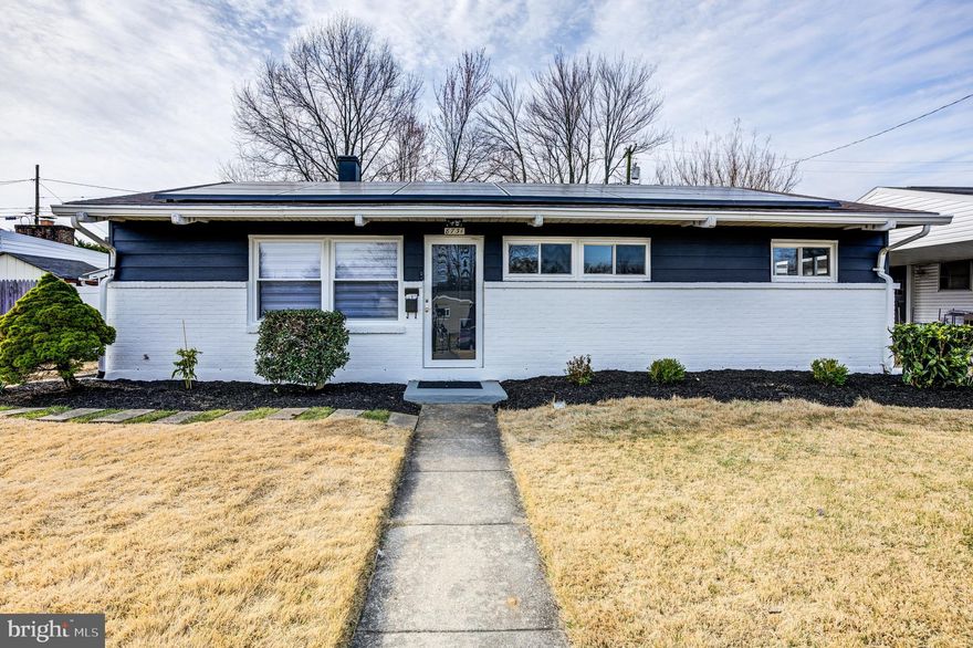 This Beauty is back on the Market due to no fault of the Seller!  All inspections completed and addressed! 
Welcome to this beautifully renovated 3-bedroom, 1.5-bathroom single-family home, offering over 1,300 square feet of single level modern living space in the desirable Woodcroft community of Parkville. Every detail of this home has been thoughtfully updated, making it the perfect option.

The heart of this home is the spacious, open-concept kitchen, featuring a massive island with sleek quartz countertops, complemented by brand-new stainless-steel appliances and 42" Cabinets. The luxury vinyl plank flooring flows seamlessly throughout the home, providing both style and durability. With Brand new windows throughout, A new electric service line, a new water heater, newer Lennox HVAC system, along with Solar panels will ensure comfort and efficiency year-round.

Step outside to the generously sized backyard, perfect for entertaining or simply enjoying a peaceful evening. There's also a charming side-covered porch to relax and unwind in comfort.

Don’t miss out on this fantastic opportunity – schedule a tour today!