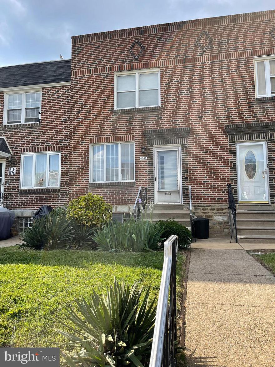 Welcome to 6508 Algard Street.  This home has been well loved over the last 50 plus years with the original owner.  Three bedroom, one bath home showcases an eat in kitchen and unfinished basement.  Most major ammenities were updated within the last 10 years including the windows and roof.  Heater, central air, hot water heater, electrical box with new circuits and garage door were all replaced within the last 6 years.   Home was well cared for but is in need of TLC and updating.  Property is close to I-95, Roosevelt Blvd., 2 blocks from Vogt Fields & Rec Center.  Potential buyer is welcome to do a home inspection, but no repairs will be considered.  This property is strictly being sold "AS IS". Structural issues - report available.