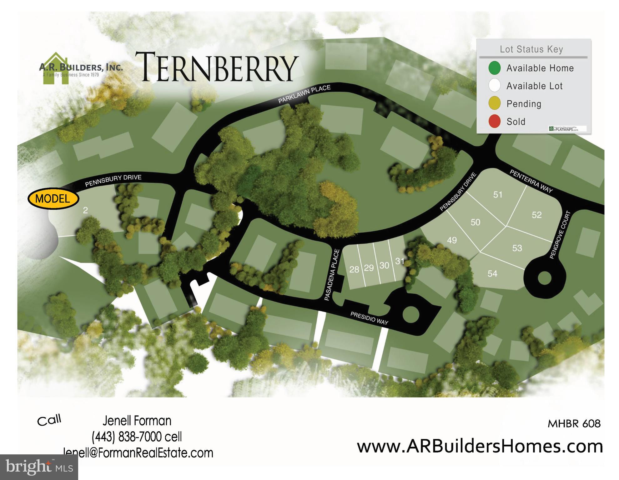 806 PENGROVE COURT LOT 54