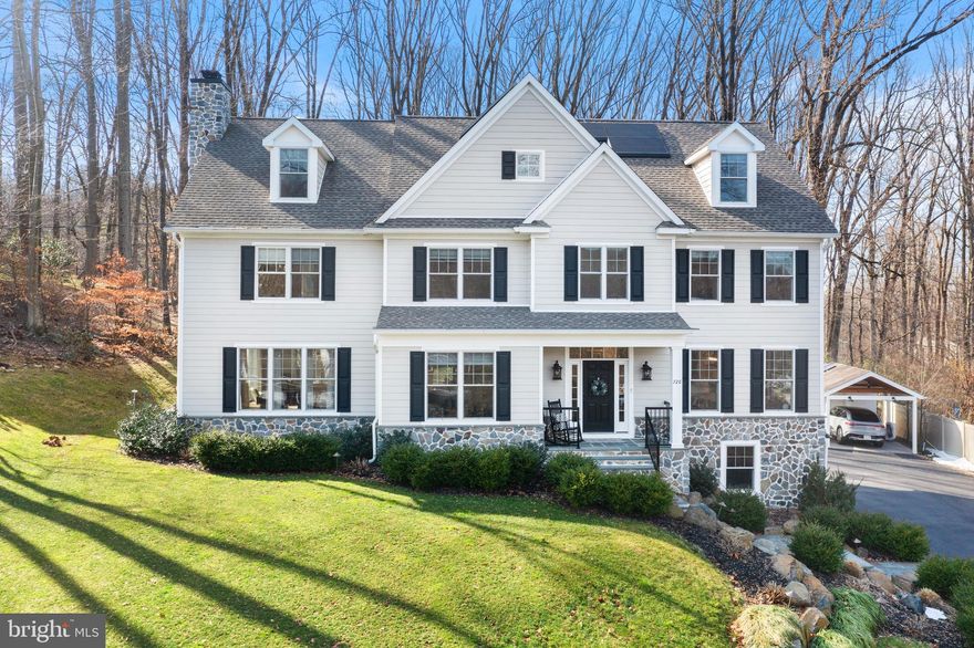 OPEN HOUSES CANCALLED - Welcome to 726 Mancill Road: The Ultimate Main Line Retreat
Nestled amidst the tranquility of the Main Line, 726 Mancill Road offers the perfect fusion of modern elegance, sustainable living, and unparalleled comfort. Crafted by Top Notch General Contracting, this Contemporary Colonial residence redefines luxury living with its impeccable design, energy-efficient features, and prime location.
Key Features:
Solar Panels: Embrace sustainability along with ensuring remarkably low electricity bills.
Luxurious Amenities: Enjoy the indulgence of a 2-story foyer, 6 bedrooms, 4 full bathrooms, 2 powder rooms, and over 5,300 square feet of lavish living space, including wine storage, beverage center with wet bar and a finished basement and third floor.
Outdoor Oasis: Discover bliss in the expansive .77-acre lot featuring a flat yard with meticulously landscaped gardens, perfect for recreational activities like soccer or archery. The driveway doubles as a court for pickleball or basketball enthusiasts.
Effortless Entertainment: Delight in seamless indoor-outdoor living with a spacious kitchen, adjoining breakfast room, and an expansive family room featuring a gas fireplace. The patio, complete with a new pergola, adjusts to weather conditions, ensuring year-round enjoyment as well as enjoy the firepit with friends as you enjoy the sunset.
Work-From-Home Convenience: Elevate productivity with a dedicated office space on the main floor.
High-End Finishes: Experience elegance at every turn with site-finished 6” white oak hardwood floors, custom moldings, and recessed lighting throughout. The gourmet kitchen boasts GE Monogram stainless steel appliances, custom cabinetry, and quartz countertops.
Relaxation Retreat: Retreat to the primary bedroom suite, boasting double closets with custom storage systems and a spa-like bathroom adorned with Carrera marble, a standalone soaking tub, and a spacious shower.
High End Construction: Marvel at the meticulous craftsmanship, including James Hardie lap siding, real stone veneer, and Anderson wood windows, ensuring enduring quality and timeless elegance.
Convenient Location: Enjoy easy access to major commuter routes, dining destinations, recreational facilities, and world class shopping in both the enticing downtown areas of the Main Line or the largest shopping mecca of King of Prussia.
The Perfect Blend of Luxury and Location:
726 Mancill Road offers the epitome of luxury living on the Main Line. From its sustainable features to its thoughtfully designed interiors and prime location, this residence offers a lifestyle of unparalleled comfort and convenience. Experience the pinnacle of modern living at 726 Mancill Road – where luxury meets sustainability, and every detail reflects timeless elegance.