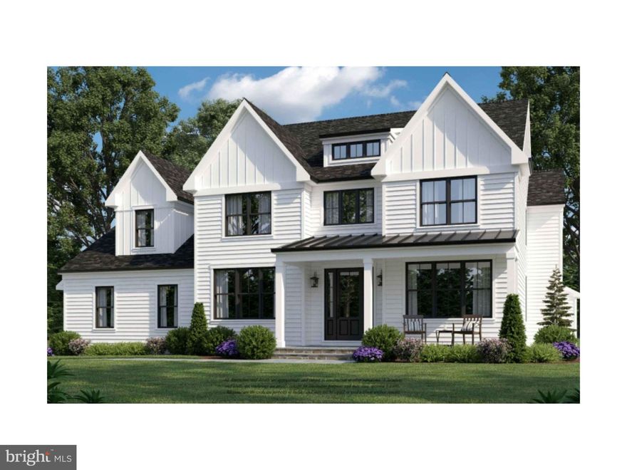 Custom New Construction to be completed Spring/Summer 2023 by Rayer and Son Builder set on a level acre lot in the Merion Golf Manor section of Haverford.  Situated on a picture perfect lot with mature landscaping, this home features a light filled open floor plan, tall ceilings, large windows and well proportioned rooms, effortlessly merging classic architecture with todays sought after design. The Modern Farmhouse exterior offers stunning curb appeal with black framed windows and low maintenance exterior.  Inside, the open and flowing floor plan allows for effortless entertaining and chic everyday living, with an abundance of windows making the space light and bright, paired with luxurious finishes and moldings throughout.  A covered porch welcomes you into the home where you are greeted by an open foyer and warm hardwoods throughout the main floor.  The foyer is flanked by a large living room with an optional fireplace and a dining room with convenient butlers pantry.  The Gourmet kitchen is a chef’s dream with custom cabinets, quartz counters, stainless appliances, a 10 foot island with ample seating, the island anchors the space and opens to the breakfast room with french doors opening to the large patio overlooking the quiet and spacious backyard.  The Kitchen is open to the great room with a gas fireplace.  The first floor is finished with a 3 car garage, with access to the Mud Room including a powder room, built-in bench, and a covered side entrance accessing the deck. Upstairs, a Luxurious Primary Suite features a tray ceiling, two walk-in closets and an elegant main bath with stunning finishes including an oversized frameless glass shower with built in seat, a free standing soaking tub with views of the back garden below and a double vanity. Four additional bedrooms grace this floor (2 en-suites) with private bathrooms and walk-in closets, the remaining two bedrooms share a bathroom with two vanities and separate bath and toilet room.  A large laundry room and  hall linen closet complete this level.  An additional approx 2,300 sqft is available to be finished in the lower level!  With 2 zone HVAC, Wood Pell a windows and custom wood moldings and trim this home has all the bells and whistles you are looking for!  A stunning level lot in a picturesque neighborhood with gracious grounds that offer room for a swimming pool!  All of this is located in the coveted Merion Golf Manor neighborhood walk to Merion Golf Club, Haverford College walking trails, Haverford Square restaurants and shopping and convenient to Center City, major highways and all the Main Line has to offer!  Call for more information today! At this time buyers can customize the home at this time to their desires!