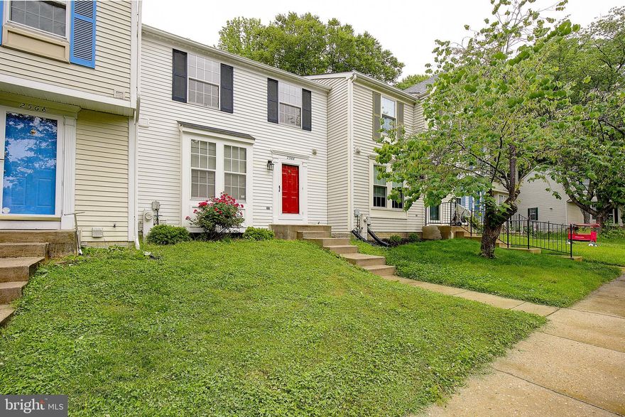 Welcome to 2566 Log Mill Court — a charming, well-maintained townhome in the heart of Crofton! Lovingly cared for by its long-term owner, this home is move-in ready and offers a smart layout with updates in all the right places.  The roof was replaced in 2015, HVAC system was replaced in 2024, and it has a yearly pest warranty.

Step inside to find beautiful hardwood floors throughout the main level and a stylishly remodeled kitchen that combines function and flair. A convenient powder room and a spacious living and dining area lead out to a private deck — the perfect spot to unwind with peaceful views of the trees.

Upstairs, you’ll find two generously sized bedrooms and a full bath, offering flexibility whether you're looking for a traditional layout or a great roommate setup.

The fully finished walkout basement adds even more living space, featuring a full bathroom with shower, a laundry room, and access to a lower patio that’s great for entertaining or relaxing outdoors.

This home is just a short walk to Crofton Meadows Elementary and is located in the sought-after Crofton High School district. With shopping and dining nearby, plus an easy commute to DC, Baltimore, or just 15 minutes to Annapolis — the location can’t be beat!

Don't miss this opportunity to own a wonderful home in one of Crofton's most convenient and desirable neighborhoods.