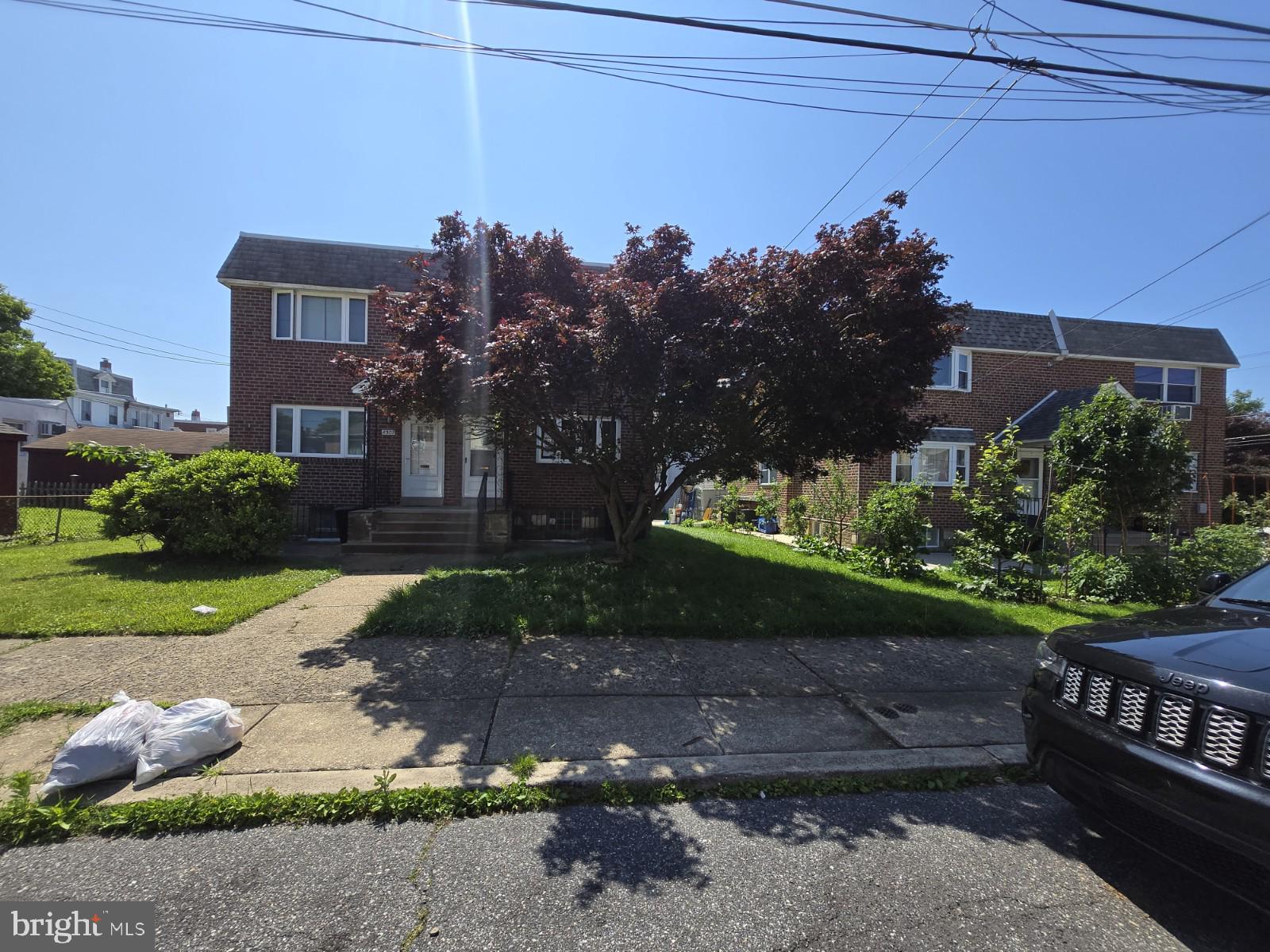 Ideally located in FOX CHASE, close to area amenities, traffic routes and public transportation. Solid Brick Front twin offers potential to a landlord, or owner occupant. Ample sunlight and nice sized rooms. Full basement with garage. Front and side yards.