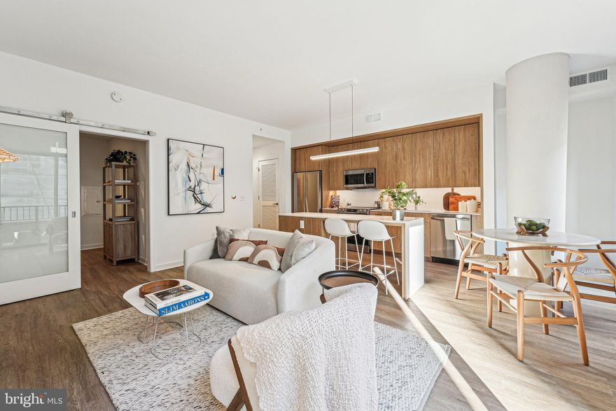 Modern comfort meets urban convenience at 4909 Auburn #1101, a spacious 2-bed, 2-bath residence in the heart of Bethesda’s walkable Woodmont Triangle. This bright, open home features clean lines, timeless finishes, and expansive windows that flood the living spaces with natural light. The gourmet kitchen offers sleek cabinetry, elegant surfaces, and a functional layout ideal for everyday living or entertaining. Both bedrooms enjoy en suite baths, while a private balcony extends your living space outdoors. Residents benefit from pet-friendly amenities, landscaped terraces, and inviting community spaces designed to promote well-being. Just steps to neighborhood cafés, restaurants, shopping at Bethesda Row, and nearby parks and trails, with easy access to D.C., Silver Spring, and Arlington.
Parking available to rent for $250 per month