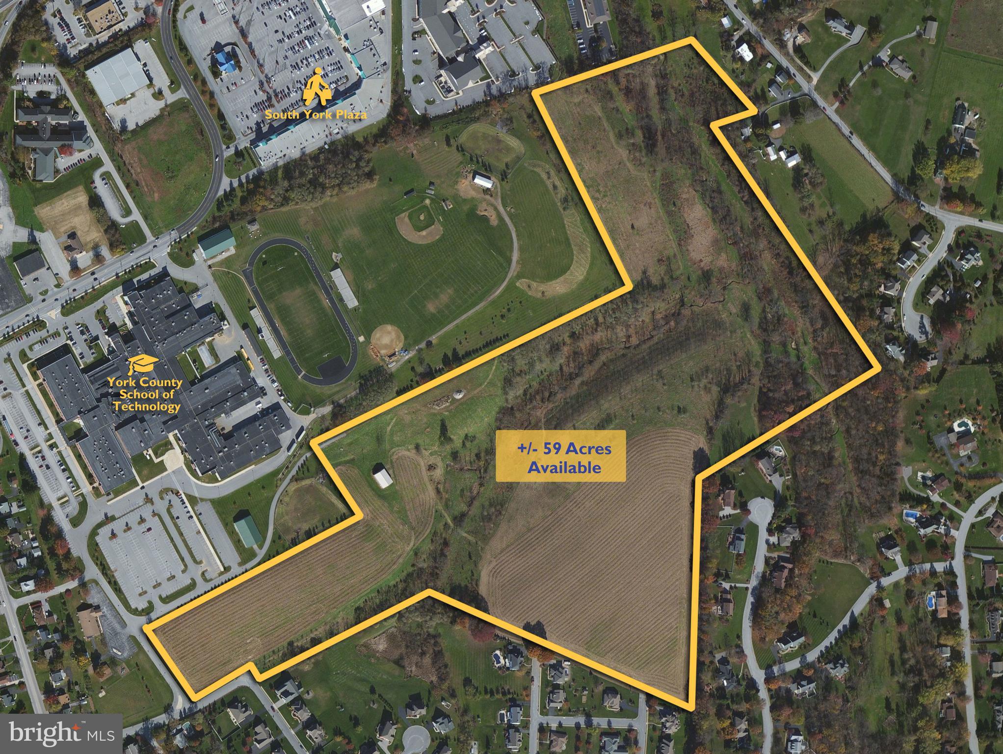 59.44 +/- acres of prime land for medical/office use. In close proximity to amenities including other medical, retail, and office. Access to South Queen Street via lighted intersection at Acco Drive.