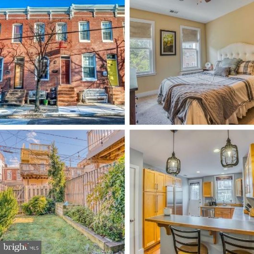 OFFERING HALF OFF FIRST MONTH'S RENT FOR A SIGNED LEASE BY NOV 10TH - flexible move-in date. Owners are under contract on home of choice. Incredible opportunity to rent this beautifully maintained Baltimore City rowhome! Featuring original refinished hardwood floors, large walk-in closet in the master bedroom, separate living/dining area, kitchen with breakfast bar, TONS of cabinet & counter space, stainless steel appliances, rear walkout leading to an incredible entertaining space! Enjoy your own private patio and backyard great for entertaining and your summer crab feasts!
