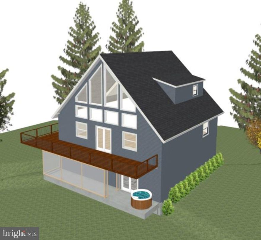 *To be built - All photos similar to* 
Spacious 3 bedroom, 2 bathroom A-Frame (with unfinished basement and rough in for a 3rd full bathroom) to be built on a 0.44 acre lot on Clark Rd in Bryce Resort, Basye, VA! 

Approximately 2100sqft of finished above ground living space, with an additional 1225 sqft of unfinished space (with rough in for 3rd full bathroom) in the walk out basement.  With upgraded Hardie board siding, luxury vinyl plank throughout with tile in the bathrooms, stainless steel appliances, modern electric fireplace, large walk in closet in the primary 2nd floor suite, frameless shower doors, granite/quartz counters, Tesla EV charger, Wyze smart doorbell/termostat/deadbolt, and even an included washer/dryer, this builder is not skimping on the finishes! Please see the attached document to view floor plan and to see the standard included features and finishes.  Photos in listing are examples of actual finishes currently in the model home.

Optional upgrades may include:  fully finishing basement, decorative wooden accent walls, additional decking, alternative cabinet choices, two walk in showers vs one walk in shower and one tub/shower combo, etc. Please contact listing agent for more details.

Come build your mountain getaway and enjoy all that a 4 season resort like Bryce Resort has to offer.  Skiing, ice skating, snow tubing, mountain bike park, Lake Laura, golfing, etc, as well as membership options for the new pool and sports complex!

*Home to be built (similar to design photos) by Bryce Enterprises a custom home builder with over 16 years of design and building experience. 

*Contact agent to schedule a tour to see a local model home (different style build, similar finishes)