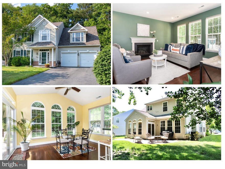 Fabulous Opportunity to own in one of Kent Island's desirable neighborhoods - Mallard Run.  This community is located just behind the 30 Acre Old Love Point Park and next to the 6.5 Mile Cross Island Trail, which spans  across Kent Island from the Terrapin Nature Area to the Kent Narrows.  You will FALL IN LOVE the moment you walk inside this beautiful home.  This home shows pride of ownership and is Ready for YOU!  4 Bedroom, 2.5 Baths, includes Large Master Suite and Bathroom - perfect place to relax and unwind! The Living Room/Office provides privacy with double French Doors. Entertain in the Formal Dining Room which opens to the Large Family Room & Gourmet Kitchen - with Island, Breakfast Bar and Large Breakfast Room that will lead you outside to the Patio over looking peaceful wooded views.  The Garage is oversized and provides extra space for workshop/storage. Engineered Hardwood Floors, New Roof (2 yr), New HVAC System (4 yr) and more!  You don't want to miss this one! Community offers a storage area for trailers, boats etc. Contact HOA for info & availability.  Patio Furniture and cushions included