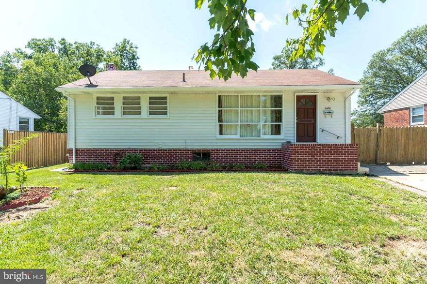 Beautiful home in New Carrollton! This home features 3 bedrooms and a full bath in the main level. The cozy kitchen and dining area will be great for your Sunday morning family breakfasts. Spacious fully finished basement with 3 dens, a kitchenette and a full bath. Large, fully fenced backyard for entertaining and privacy this summer season. Close to major roads, shopping centers and more! You do not want to miss the opportunity of calling this place home! Do not miss the video walkthrough of this home, you will be sure to fall in love!