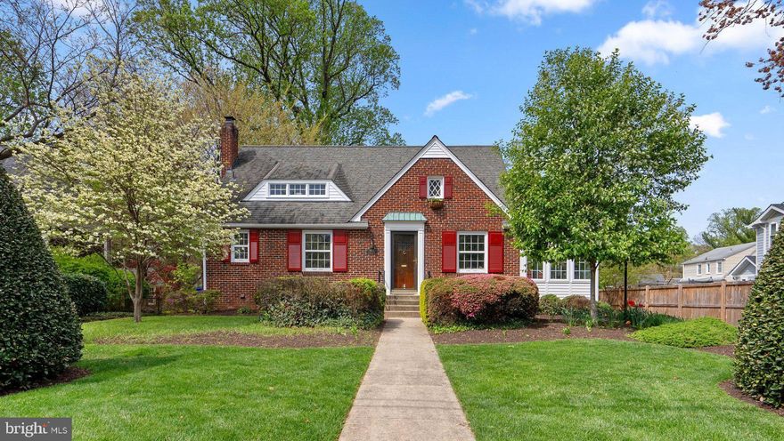 Open Sunday, May 11th from 11 AM to 1 PM with a PRICE IMPROVEMENT- Welcome to 10210 Pierce Drive, a picture-perfect Cape Cod in the sought-after Woodmoor neighborhood—where tree-lined streets, ,scenic parks  and the Northwest Branch trails create an idyllic place to call home. Impeccably maintained  by the same owners for 28 years, this home is a rare find, blending timeless character with thoughtful renovations.
From the gorgeous landscaping to the classic Cape Cod architecture, every detail of this home exudes charm—including the custom wood shutters. Step inside to discover a fully renovated interior that perfectly balances warmth, style and modern convenience.
The light-filled living room with a gas fireplace welcomes you with views of the sunroom, while offering easy access to the dining room and updated kitchen, complete with modern finishes and thoughtful design. This main level also features two comfortable bedrooms and a beautifully updated full bath.
Upstairs, the primary suite feels like a retreat, offering a cozy reading nook hallway, built-in closet storage and a spacious bedroom with vaulted ceilings. The ensuite spa-like bathroom has been completely renovated, adding to the home’s luxurious feel.
The fully remodeled lower level expands the living space with a cozy family room featuring the 2nd gas fireplace, a dedicated home office, a workshop  and an expansive fourth bedroom with a stunning ensuite bath. This bedroom also offers direct access to the backyard, creating the perfect private oasis.
Outside, the large backyard is an entertainer’s dream, complete with a expansive grassy lawn, a brick patio, storage shed  and a spacious garage-turned-workshop ( with power and AC) , perfect for creative projects or additional storage.
Living in Woodmoor means more than just owning a beautiful home—it means being part of a vibrant community. The Woodmoor Citizens Association hosts holiday celebration such as the tree lighting ceremony, 4th of July parade, Oktoberfest and the beloved Woodmoorstock music festival. Plus, you’re just a short walk to Woodmoor Shopping Center, public transportation, and all the conveniences you need.