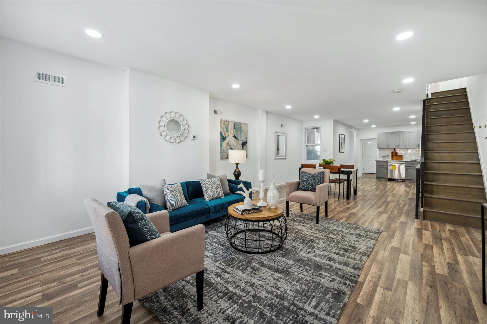 Brand new renovation home in prime time location grays ferry. Open layout, nice finishes, back yard and front porch as well as a finished basement are a few of the perks this home has to offer! This 3 bedroom 2 bathroom (one bathroom is in the master suite) is a perfect layout with tons of natural light. Close to Center City, the Schuylkill River trail, Pennovation, and major highways, this home is not to be missed!