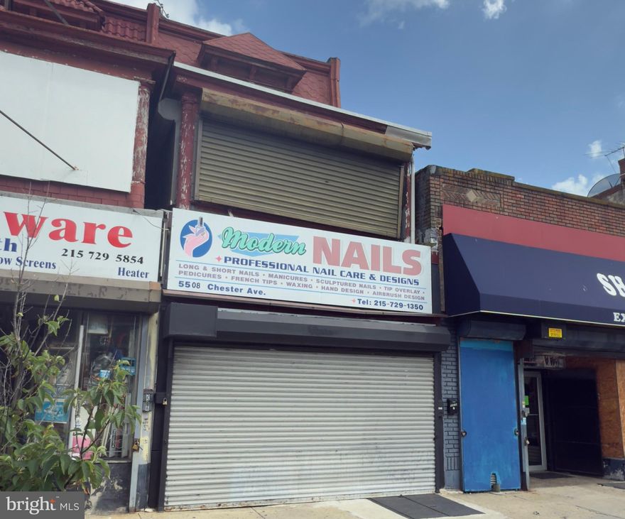 Opportunity to own a building with a current running nail salon plus apartments upstairs. Start your nail salon business on the first floor or open new business of your own. Another option is renting nail salon business and apartments after repaired. Sell is in as is condition. No repairs or credit.