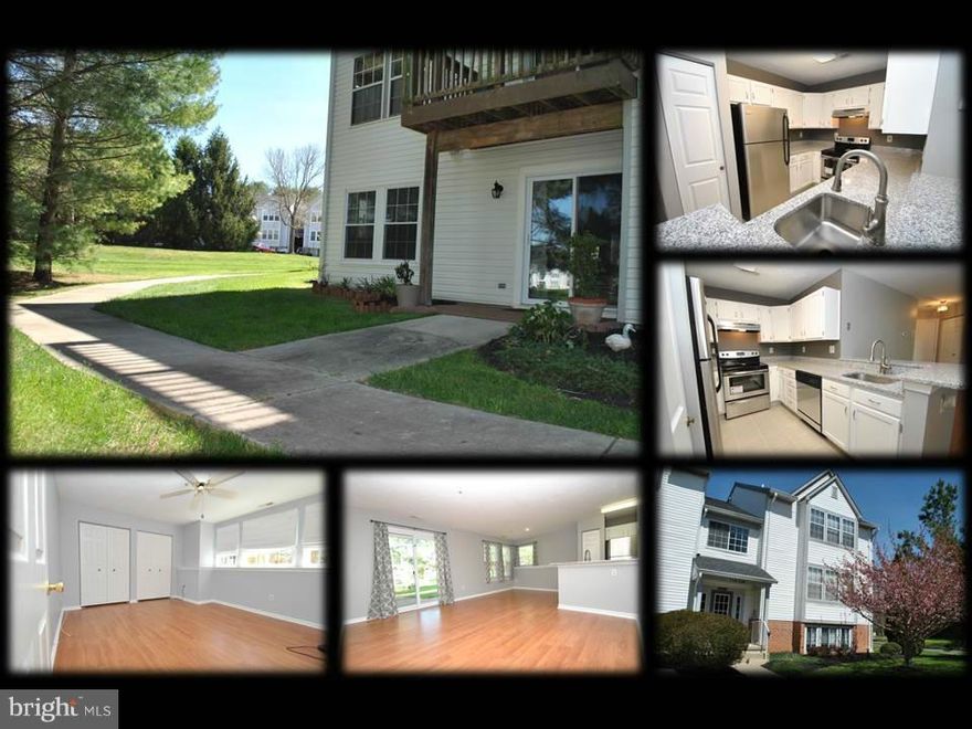 RARELY AVAIL TERRACE LEVEL END UNIT COMPLETELY UPDATED TOP TO BOTTOM! FEATURING: BRAND NEW GRANITE KITCHEN W/CUSTOM BREAKFAST ISLAND,UPDATED CABINETS & HARDWARE AND NEW STAINLESS STEEL APPLIANCES,BRAND NEW PERGO LAMINATE FLOORS ALL THRU-OUT CONDO,FRESH NEUTRAL PAINT ALL THRU-OUT,TILED FLOORS IN FOYER,KITCHEN & BATH & BONUS TILED PATIO,SEPARATE LAUNDRY & STORAGE,SECURE ENTRANCE,HANDICAPPED ACCESS