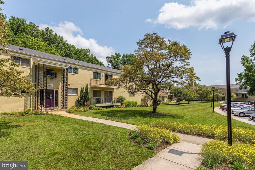 Rarely-available 3-bed, 2-bath top-floor condo in award-winning Parkside community! Renovated kitchen features ample cabinetry, upgraded countertops, and newer stainless-steel appliances (2019). Large and plentiful windows flood this unit with sunlight. Features owner's suite plus two additional spacious bedrooms. Both baths renovated in 2019! Enjoy private balcony with views of the idyllic, tree-lined setting. All utilities included in condo fee! Community amenities include swimming pool, tennis courts, and tot lots. Less than 1-mile to Grosvenor Metro and Strathmore Music Center, plus easy access to Pike+Rose, downtown Bethesda, NIH, Walter Reed, I-495, and 270. WJ School District. All utilities included! Check out the exciting plans for the proposed future Strathmore Square town center development around Grosvenor metro. Sorry, no pets allowed in this community.