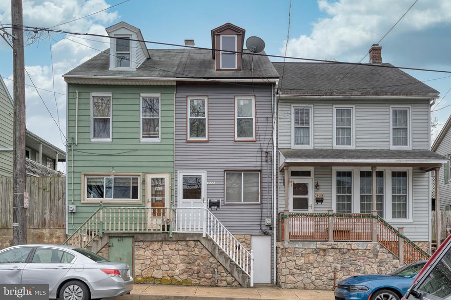 TRADITIONAL COLONIAL has been remodeled and offers updated flooring throughout, large living room, separate dining room and lovely Kitchen with lots of cabinets, lots of counter space, and a breakfast area with sliding doors to your rear deck. Upstairs there are 2 Bedrooms, an office, updated Bathroom-bright and welcoming with skylight and attic storage.  Your private back yard could be a lovely garden and there is a detached garage in the rear of the property. Don't wait and lose!