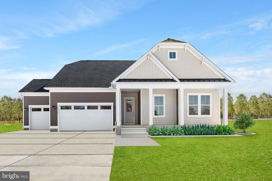 **CLOSING COST INCENTIVES AVAILABLE WITH USE OF APPROVED LENDER AND TITLE! SEE SALES CONSULTANT FOR MORE DETAILS **
Welcome to the stunning Antigua home, located in an exclusive, new community offering large ½-acre+ homesites—just minutes from Route 1, shopping, dining, and less than 20 minutes to Delaware’s beautiful beaches. This elegant 4-bedroom, 3-bath residence showcases a designer-selected upgraded front elevation with a charming full front porch and an open-concept layout perfect for modern living. The gourmet kitchen features GE stainless steel appliances, upgraded quartz countertops, and an oversized island that flows seamlessly into the family room highlighted by a beautiful coffered ceiling. The luxurious primary suite boasts a tray ceiling, spacious walk-in closet, and a spa-inspired bath with a Roman tile shower and dual showerheads. Enjoy effortless indoor-outdoor living with an expanded screened lanai and a see-through fireplace connecting the great room to your private outdoor retreat. Additional features include a dedicated home office, a huge finished basement with plenty of unfinished storage space, and a 3-car garage. Experience the perfect blend of privacy, convenience, and upscale living—your dream home awaits!  *photos may not be of actual home. Photos may be of similar home/floorplan if home is under construction or if this is a base price listing.