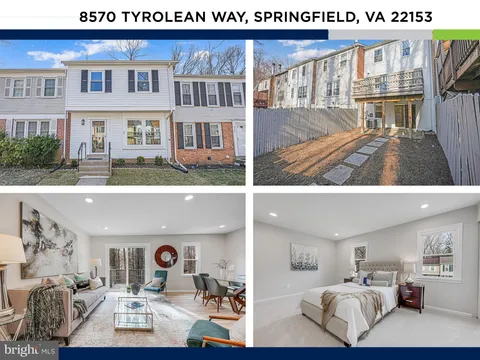 8570 Tyrolean Way, Springfield, VA MLS: VAFX2225444