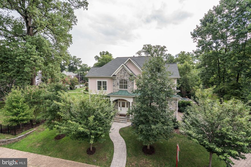 Major Price Reduction! Incredible custom home decorated by an award-winning design firm. Enjoy the conveniences of living in the heart of Falls Church City. Entertain in your screened-in porch w/ motorized louver ceiling, on your patio by the stone fire-pit and stone hot tub. Come inside to the wine bar and gourmet kitchen or head downstairs to the media and billiards room. See 3D tour!