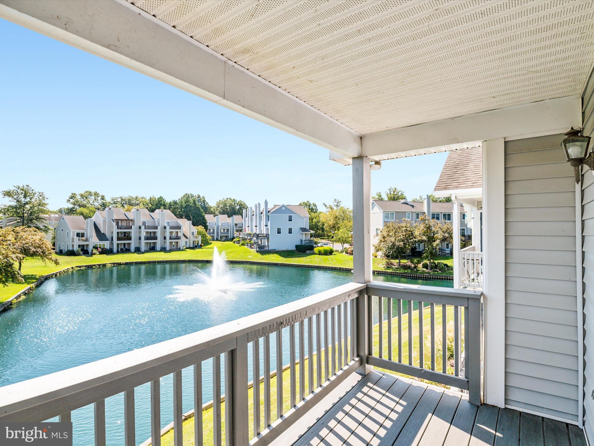 This is a highly sought-after location on Kent Island, known for its limited availability.
Sellers have updated shiplap in the living room, paint throughout the house. This second-floor condo offers breathtaking views of the pond. You will enjoy an updated backsplash in the kitchen, featuring granite countertops and stainless steel appliances. Hardwood flooring is throughout the house. The private deck provides additional storage closet. The HVAC system is only 2 years old,, and the association is professional managed.
The updated clubhouse features a well-equipped fitness center, a second-floor party room with a kitchen, a fireplace, and decks offering beautiful views. Tennis and pickleball enthusiasts will enjoy access to two dedicated courts. Water lovers will appreciate the close proximity to Castle Marina, which provides boat slips and amenities with direct access to the river and the bay. Trail enthusiasts will also value the connection to the scenic Cross Island Trail via Castle Marina Road—a picturesque path stretching from the Chesapeake Bay to Kent Narrows, ideal for walking, biking, and enjoying the waterfront surroundings.