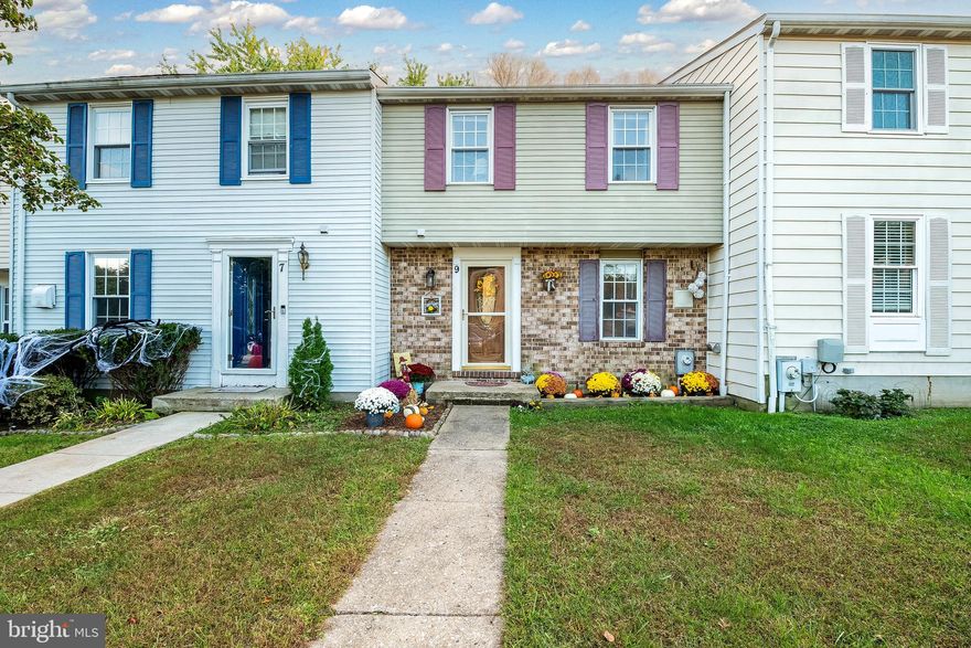 ***OPEN HOUSE ***SATURDAY***(10/25)***12noon - 2PM ***OPEN HOUSE***
ROOF (2020),  HVAC (2021),  NEW UPSTAIRS CARPET (2025)
Welcome to 9 Hapsburg Ct. Located on the borderline between Parkville and Perry Hall, in the sought after neighborhood of Seven Courts. This 3 Bedroom, 2.5 Bathroom Townhome is convenient to I-95 & 695, as well as the great Local shops, Restaurants, Gyms, Regional Parks, and Dog Parks the area has to offer. Luxury Vinyl Plank flooring leads down the hallway and into the spacious 1st level Family Room and combined Dining Area. The kitchen is highlighted by beautiful Granite Countertops, and offset by a 1st floor half bath. Upstairs, you will find the Primary Bedroom that houses 2 slider door closets and the Primary Bath. The rest of the upper level is rounded out by 2 more Bedrooms and a Hall Bath. The lower level hosts a large finished area that features an electric fire place, and a sink that can support a wet-bar. The perfect area for another Family room, home gym, or home office. There is also some unfinished are that offers plenty of room for storage, and also provideds a rough in for another full bath if ever wanted. The back yard is fully fenced and features a large deck with a Retractable (Sunsetter) Awning with lights, and a detached shed that houses its own electric. This one won’t last long… BOOK YOUR SHOWING TODAY!!!