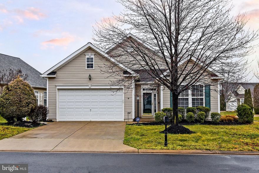 Welcome Home. Beautiful, light and bright single family home in the thought after Four Seasons 55 plus community in Dumfries. The home offers main level living at its best. Two car garage,  3 Bedrooms 2 Full Bathrooms, open floorplan, hardwood floors, patio and much more. Bonus room or storage space above the garage available.  Enjoy all the community amenities, close by shopping and dining options and convenient access to I95.