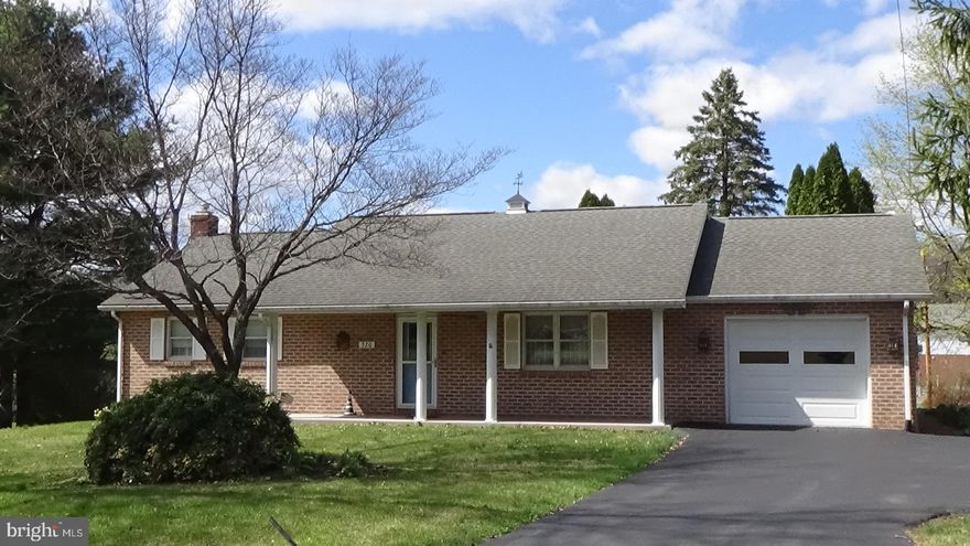 Brick Ranch home with 2 bedrooms and 1 bath. This home has been well maintained and is move in ready. The 2 bedrooms are spacious and share the hall bath. The living room is just off the kitchen and the sunroom  provides a breakfast or reading area. The laundry is located in the full basement which also provides extra storage with shelves already in place. There are 2 storage sheds plus a one car garage for all the outdoor equipment. A really nice location on a quiet side street just on the edge of town.