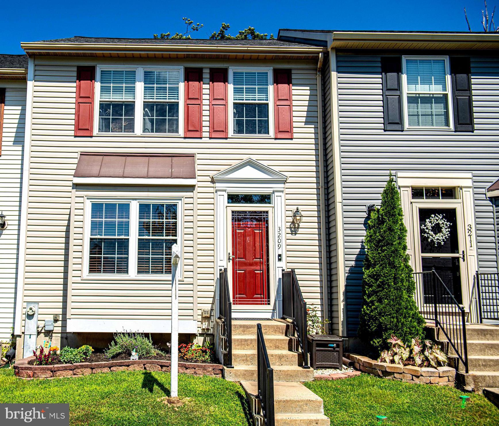 ✨ Welcome Home to 3209 Stone Eagle Court ✨ OPEN HOUSE SATURDAY 9/13 12-2! This immaculate townhome has been lovingly maintained and thoughtfully updated, blending modern style with comfort and peace of mind.
The spacious kitchen has room for a table or movable island—perfect for creating a coffee station or additional prep space, easy to clean black appliances, a pantry, and a double window. Spacious dining room and sunken family room offers the perfect layout for entertaining and every day function. The family room also features a cozy wood-burning fireplace for crisp fall evenings and a newer slider with transom window that floods the space with natural light.
Upstairs, you’ll find generously sized bedrooms, including a primary suite with an oversized walk-in closet. The remodeled hall bath feels like a spa getaway with a soaking tub/shower combo and sleek black vanity.
The finished lower level expands your living space complete with a large recreation room with unique 9-foot ceilings (approx.), rough-in for a full bath, and a large storage room!
The fully fenced backyard is flat and private, backing to trees - rare to find in a townhome setting. The deck has a vinyl privacy screen offering privacy while enjoying morning coffee or evening dinners.
Additional highlights include hardwood floors, new carpet in the family room and upper level, fresh paint, shiplap accent wall, newly renovated main level powder room, a bow window, modern black aluminum railings along sidewalk, composite deck with vinyl railings, and fully fenced back yard with a vinyl privacy fence. In addition, with a new roof (2024), hot water heater (2024), and slider (2024), you’ll move in with complete confidence.
Perfectly located near Wegmans, The Boulevard at Box Hill, and I-95, this home offers a lifestyle of convenience with shopping, dining, and commuter routes right at your fingertips.
Truly a home that has it all—updates, location, and setting designed for everyday living and entertaining. Don’t miss the opportunity to make it yours!