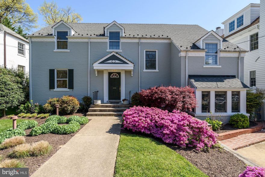 Amazing price & location! Expanded Colonial in the sought-after Edgemoor; truly, unmatched in walkability to all that Bethesda has to offer & a 1/2 block from The Edgemoor Club. Arched doorways, wainscoting, built-ins, French doors & hardwoods add to its charm.Grand dining room, central living room, open family room & kitchen. A covered rear porch overlooks the lovely, landscaped garden.OH 7/1 1-3