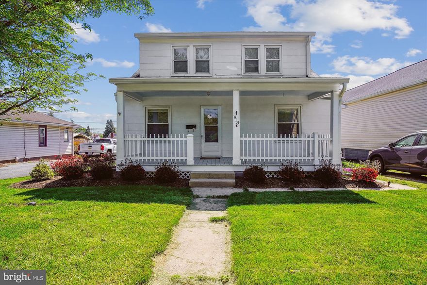 What a fascinating investment opportunity.  CHECK VIRTUAL TOUR FOR INTERACTIVE FLOOR PLAN.  This duplex unit has all the hard work done and is truly turn-key.   Unit A's main level is graced with a full front and rear porch, hardwood floors in the living room, and dining room, and two generous bedrooms- one with a welcome walk-in closet.  A large country kitchen with tons of cabinets and counters, a pantry, and a coffee bar station where you can grab a cup and welcome the morning on the private back porch.   Unit A's lower level boasts a family room, bedroom, and a full bath, huge storage area, and laundry.  An exit to the rear of the home is up the Bilco door steps.  A nicely landscaped and fenced level lot with a walkway to the parking pad and lofted garage is also fully fenced.  
Upstairs off its private side porch is Unit B,  a charming one-level home with a split bedroom design. 
The primary bedroom is to your right with lots of cubbies and closet space.  The 2nd bedroom is down the hall and shares an updated classic bathroom.   The big room can be a celebration-sized dining room, office, or great room.  A third room currently a living room would also make a nice study or music room.  A modern kitchen gets a lot of light and has everything you need including a stack washer and dryer.  Assumable by anyone VA loan with a jaw-dropping 2.25% interest rate or perfect for an FHA or Conventional loan with a built-in mortgage buster of $1350 a month from the current rent payment.    Turn key,  beautifully updated duplex with a wonderful tenant in place in Unit B on a month-to-month lease who does the yard work and would love to stay!  These tenants have been utilizing the 2 car front driveway.   For peace of mind:  roof and gutters in 2018,  Heat pump furnace A/C, and compressors for each unit in 2017.  The basement was waterproofed in 2017, the Electric heavy up, and the attic insulation in 2019.  List of even more improvements in the online disclosures.  Grab your Realtor and see this home now!