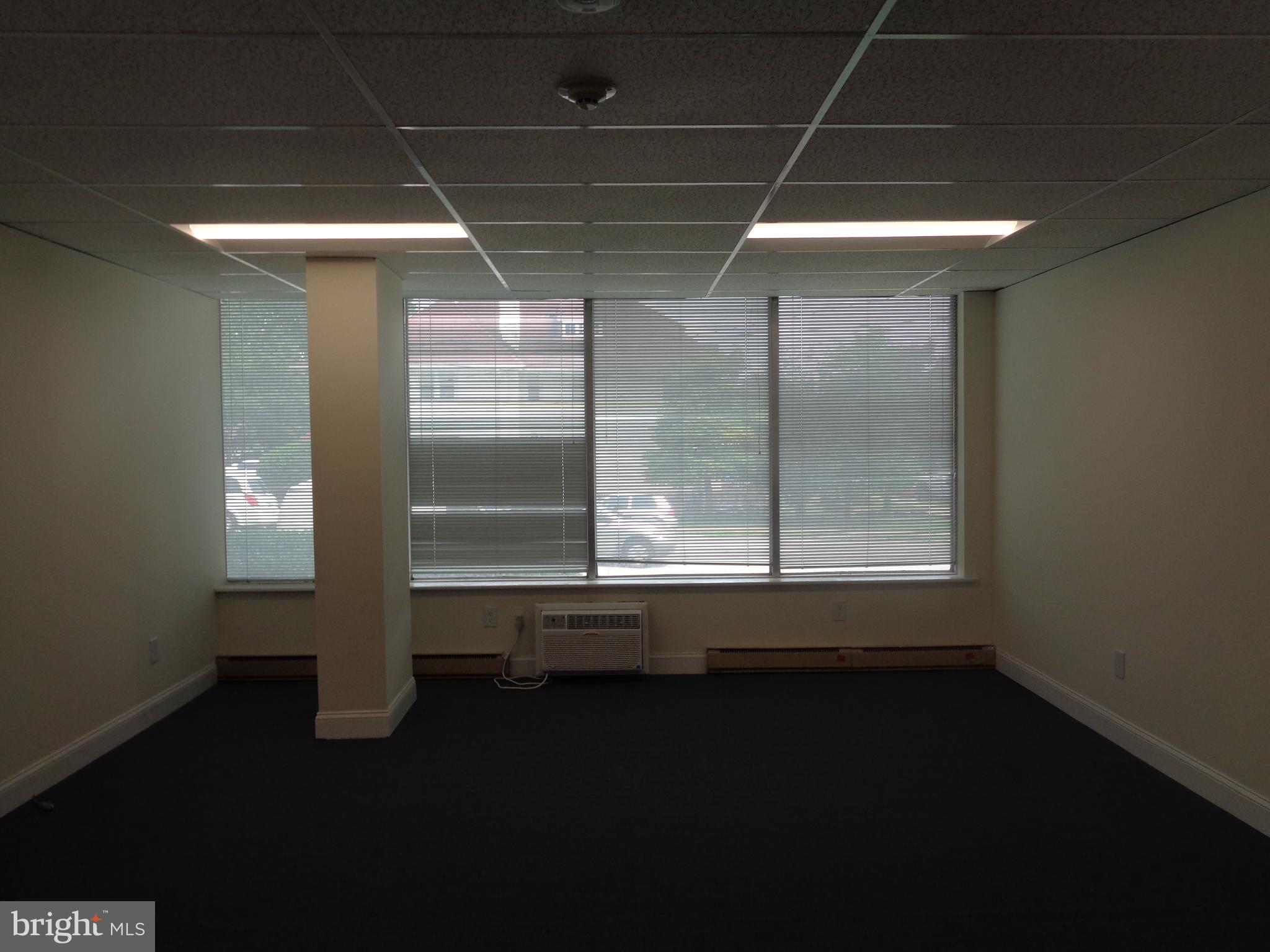 Move In Special - 2 Months RENT FREE. Fantastic opportunity to start or move you business to this highly visible location. Minutes away from Montgomery County Court House and close to King Of Prussia. Free signage advertising for your business on Main Street at busy intersection. Large parking lot for all your clients with 4 to 5 available offices depending on your needs. Great opportunity for Law Office, Accounting Firm, Counseling Center many different opportunities to either start or move your business to this location. Schedule your appointment easy to show. Upgraded electric with many outlets and phone jacks. Also choice of Fios or Comcast to get your business up and running quickly. Each unit has its own control of heat and ac. Clean and spacious waiting area for your clients.