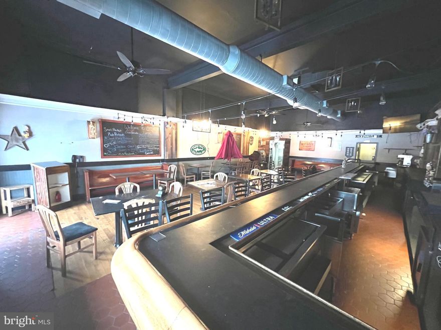 ATTENTION!  Restaurant owner.   Fully equipped restaurant & bar for lease only.  Enter into the large open dining room and bar counter seating leading back to 2 bathrooms on the right and the kitchen to the left.  Further to the backyard and stairs leading to the basement.  The basement has a pizza oven, and a walk-in refrigerator, walk-in  Freezer, Dishwasher with plenty of space for a prep station.  There are parking spaces in front. I do have an R-Liquor license available for $300,000.  The Landlords are firm on the price and terms. 
 Schedule your showing today.