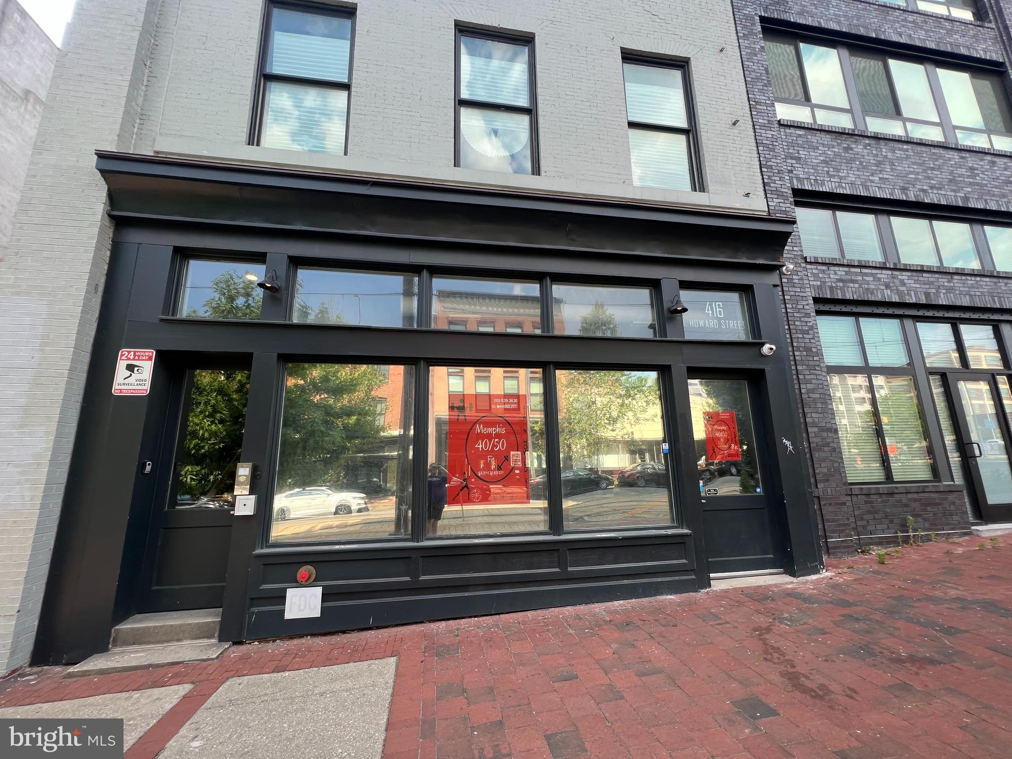 Looking for a store front in downtown Baltimore? You've found it! Come check out this store front rental which includes some great features such as , tall ceilings, Reese lighting, large windows, brick wall, hardwood flooring, and spacious half bath. Call to inquire about what this space can be used for. Available August 8, 2023.