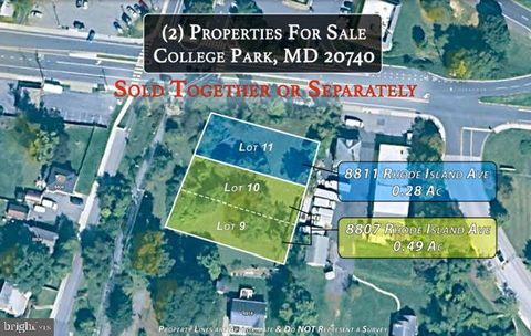 8807 RHODE ISLAND AVENUE COLLEGE PARK MD 20740