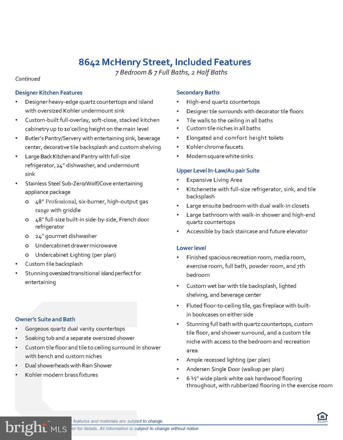 MCHENRY HEIGHTS - Residential