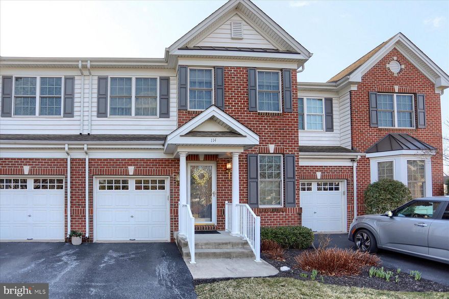 THE ENCLOAVE - CAMP HILL BORO.  Lovely brick and vinyl Condo in Camp Hill Boro presenting easy living!  Wanting to be free of outside maintenance?  The HOA takes care of all exterior maintenance of the building and all yard and landscaping. Convenient floor plan for easy living. Entering in thru the front door, you will find space for an office or relaxing sitting area/reading area. The kitchen with separate dining space has Stainless Steel appliances, Corian countertops with tile backsplash, breakfast bar, and double sinks.  The spacious kitchen is open to the dining area and family room with gas fireplace and sliding patio door featuring transom windows allowing extra light into the room. These doors lead to a deck overlooking a lovely relaxing landscaping. From the family room you can conveniently access the upper level by way of an outstanding all wood staircase, the lower level and the half bath. The upper level has 3 spacious bedrooms and 2 full baths   Primary bath has a tiled walk-in shower and 2 spacious walk-in closets. The second bath has tub with shower and double sinks. Across the hall from this bathroom is the laundry - talking about convenience! The lower level is a walk-out to a private patio offering privacy and a lovely view. Included in the lower level is a carpeted second family room and a large playroom with easy 
 maintenance flooring. Did we mention another full bath on this level and loads of storage. Everything to make for easy living!