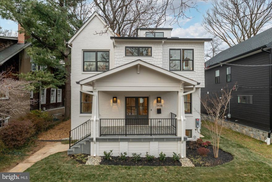 Stunning New Construction in Wakefield by Summit Homes

Proudly presenting another beautiful creation,  a brand-new, ground-up construction residence in the highly desirable Wakefield neighborhood. Ideally located just moments from Red Line Metro, parks, schools, and the shops and dining of Wisconsin and Connecticut Avenues, this exceptional home offers modern luxury and timeless style.

South-facing and filled with natural light, this residence boasts nearly 5,000 square feet of thoughtfully designed living space across four finished levels, sited on a generous 7,625 square foot lot with a detached two-car garage, 2 additional off-street parking spaces and an Accessory Dwelling Unit (ADU) featuring a private study, full bath and separate laundry.

The main level offers an ideal layout for everyday living and elegant entertaining, featuring a formal dining room, study, powder room, spacious den overlooking the rear yard and ample mudroom/storage. At the heart of the home is a gourmet chef’s kitchen outfitted with a suite of top end appliances to include a Wolf range, full size Subzero fridge and freezer, beverage fridge, custom cabinetry, a generous quartzite island, and walk-in pantry with sink all open to the inviting great room with fireplace and rear deck.

The second level includes three bedrooms and three full baths, including a luxurious primary suite with spa-inspired bath, ample walk-in closet space and private balcony.  Laundry is also conveniently located on this level.

The 4th floor adds versatility with another bedroom, full bath, lounge area with wet bar and fridge plus access to the upper deck, ideal for guests, teens, or a creative workspace.

The lower level features an additional office, expansive recreation room, bedroom, and full bath — perfect for a home gym, media room, or in-law suite.

This home is finished with top-of-the-line selections throughout, including Visual Comfort lighting, Porcelanosa tile, Signature Hardware fixtures and hardware, and curated designer details.

With a total of six bedrooms and six-and-a-half baths, this remarkable property blends function, flexibility, and sophisticated style in one of Northwest DC’s most coveted communities.