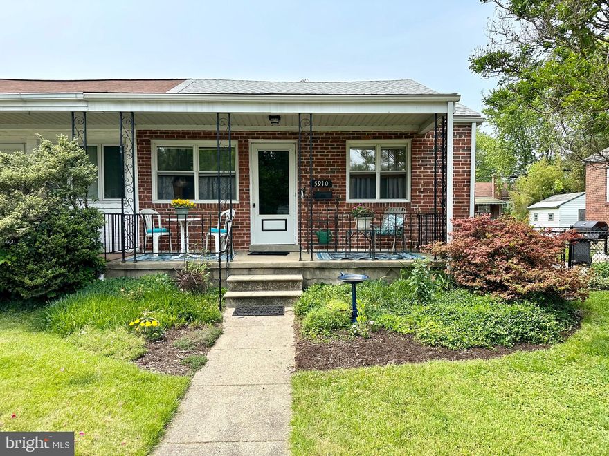 This well maintained semidetached rancher has hardwood floors throughout the main level flowing through the dining room, living room and 2 spacious bedrooms.  The basement is partially finished with a family room on one side, a den and a workshop on the other.  The exterior of the home offers a 24 x 6 covered front porch, a spacious back patio, that is great for cooking out on, and leads to the large 12 x 18 barn style shed and fenced rear yard.