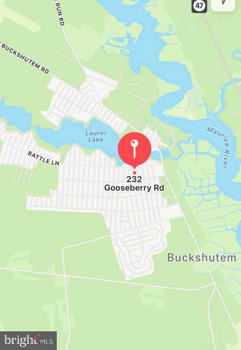 Vacant Land For Sale - 232 Gooseberry Road<br/> Cumberland County, MILLVILLE, NJ 08332